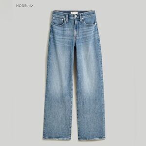 NWT Madewell Perfect Vintage Wide Leg Jean (Heathcote Wash)